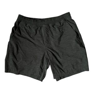 Lululemon Men's Pacebreaker Black Shorts Lined 6.5” inseam Large